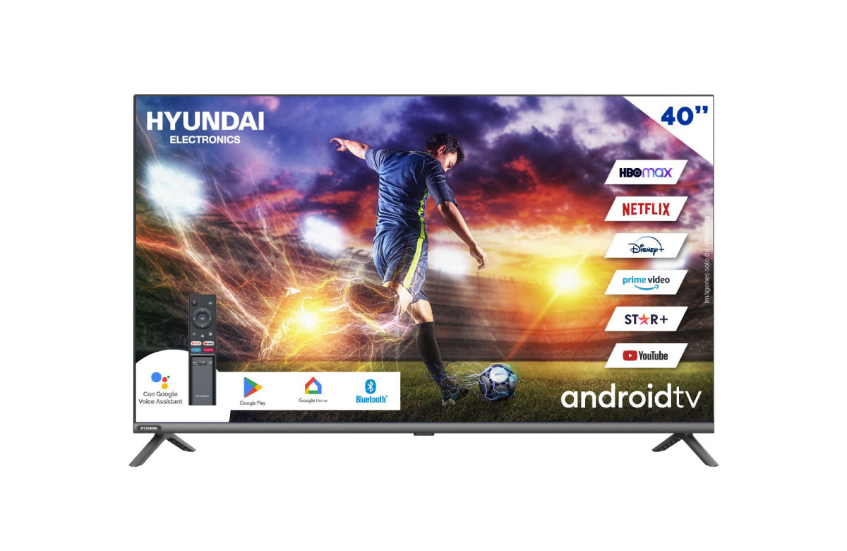 Televisor smart tv led netflix 40 pulgadas HYLED4022AiM - Hyundai