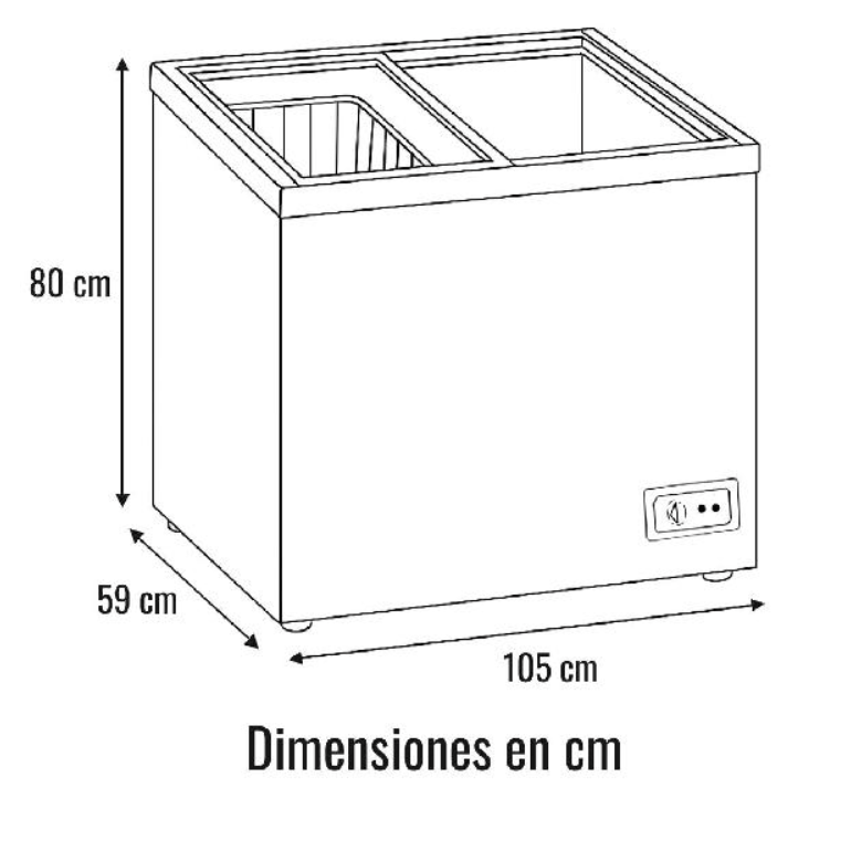 Congelador CONTINENTAL SD-268Q T/V - Image 4