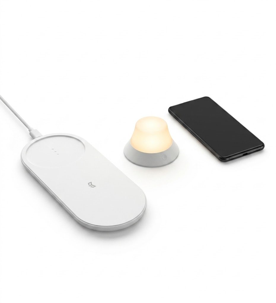 Lámpara de Velador / Escritorio con Cargador de Celular Incorporado Xiaomi - Image 2