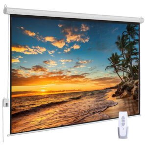 Pantalla para Proyector Automática de 120'' Promo Mundial