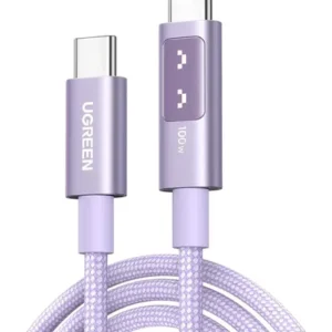 CABLE DE DATOS TIPO C PURPURA 2m UGREEN